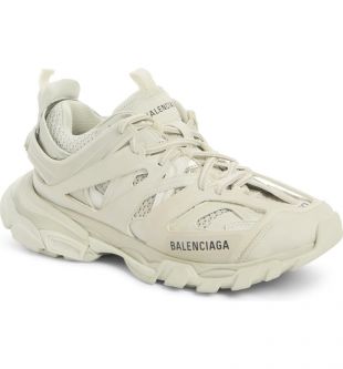 Track Low Top White Sneaker