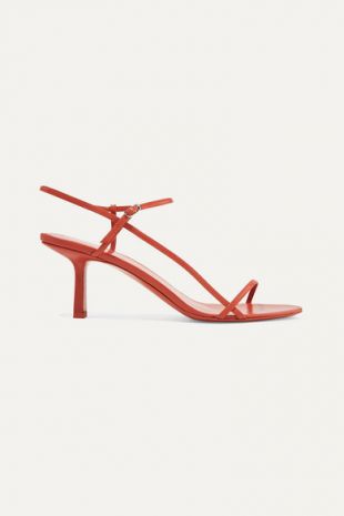 Leather Heels San­dals