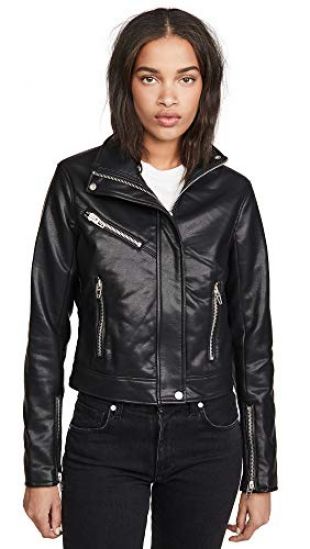 blanknyc - Faux Leather Jack­et