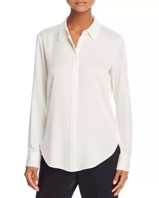 White Silk Shirt