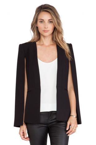 Bcbgmaxazria - Black Cape Jacket