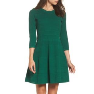 Green Sweater Dress