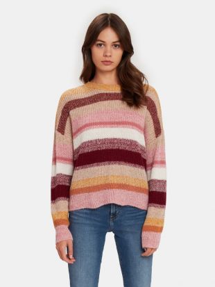 Striped Knit Sweater
