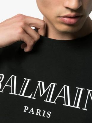 Balmain t-shirt à Logo Imprimé - Farfetch