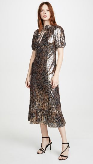 Sequin Midi Dress