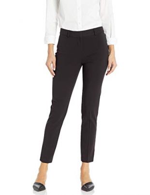 Crepe skin­ny pants