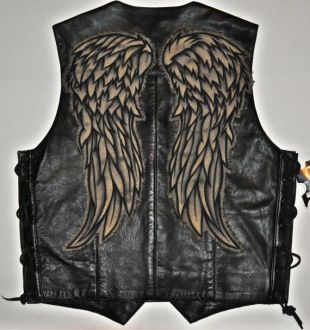 Daryl Dixon Vest with Angel Wings - Version économique