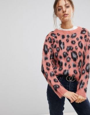 Animal Print Sweater