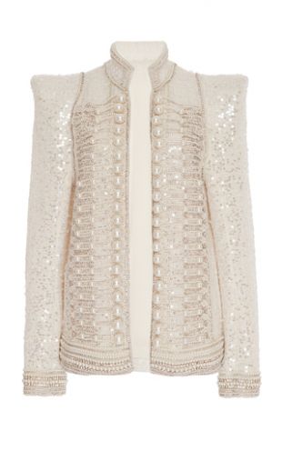 Balmain - Pearl Embroidered Sequin Jacket