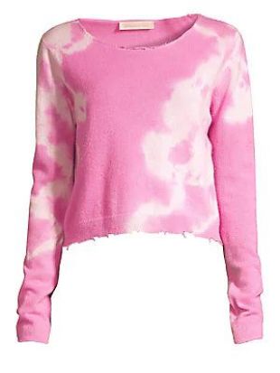 loveshackfancy - Pink Cropped Sweater