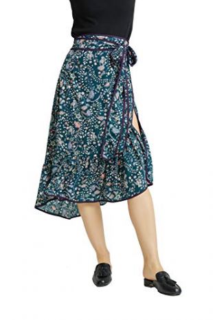 Midi Skirt Side Slit with Belt