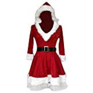 BXT Cape Capuchon Vêtements Manteau à Capuchon Costume Deguisement Père Noël