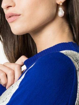 Anni Lu Boucle d'oreille à Détails De Perles - Farfetch