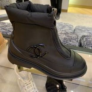 chanel nylon boots