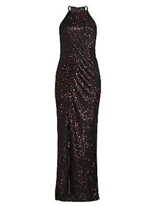 Giorgia Sequin Halter Gown