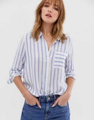 Only - Chemise rayée à poche fantaisie | ASOS