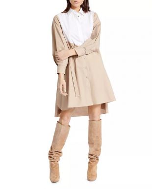 Robe en popeline de coton