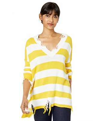 Women's Delphina Distressed Sweater