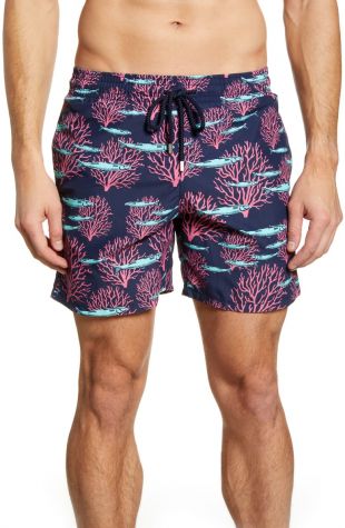 Coral & Fish Swim Trunks | Nordstrom