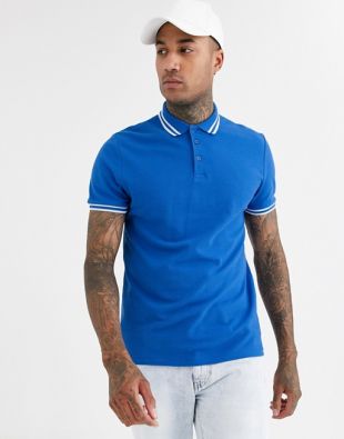 Tipped Pique Polo Shirt