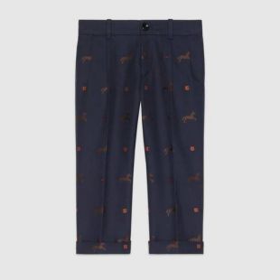 Children's horse gabardine pant