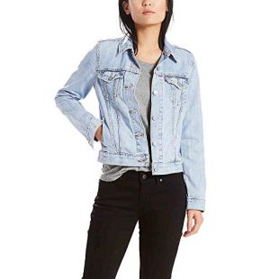 oasis light wash denim jacket