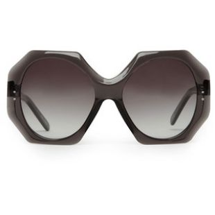 Charles Anastase x Linda Farrow Octagonal Sunglasses
