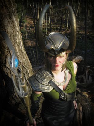 Loki Armor   4 armure de bataille portés ensemble   Cosplay Costume   Terni Golden   Armor Durable