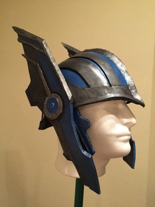 Thor Ragnarok Helmet w / rotation des ailes Custom Fit Cosplay