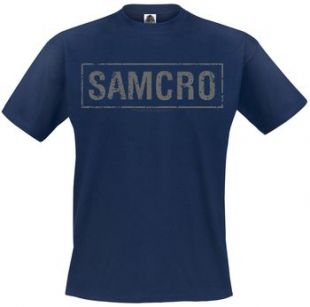 Samcro T-Shirt Manches courtes - bleu