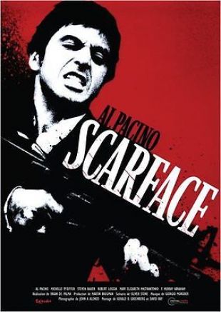 Affiche 120x160cm SCARFACE 1983 Brian De Palma Al Pacino REEDITION 2013