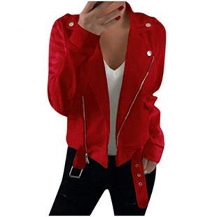 Suede Moto Jacket