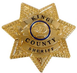 Walking Dead - The Walking Dead King County Sheriff Prop Replica Brass ...