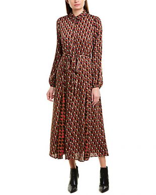 Bcbgmaxazria - BCBGMAXAZRIA Printed Shirtdress