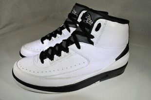 Nike Air Jordan 2 Retro Wing It White & Black Leather 834272-103  44 Men 10 M 886551015942 | eBay