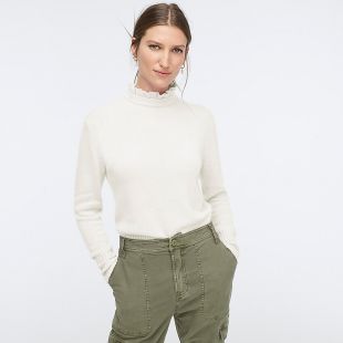 J.Crew - Ruffle Neck Sweater