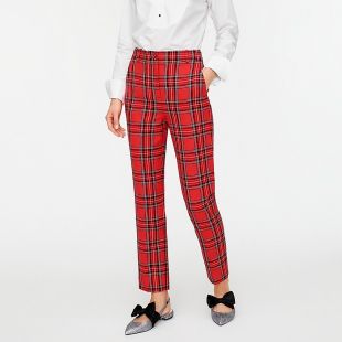 J.Crew - Red Plaid Pants