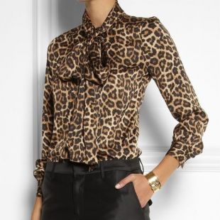 Leopard Print Blouses