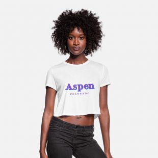Aspen Colorado Cropped Top Women's Cropped T-Shirt | Spreadshirt