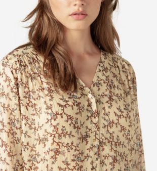 Blouse ample imprimée