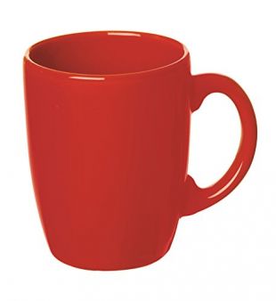 Excelsa Trendy Mug, Céramique 8x11x11 cm Rouge