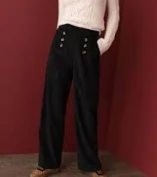 PANTALON DIEGO MARINE VELOURS MILLERAIES