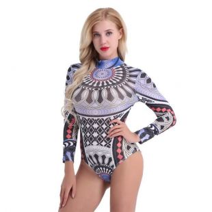 Body Transparent Femme Sexy Combinaison Corsets Manches Longues Thong String Ensemble Lingerie Bodysuit Sous-Vêtement Nuisette