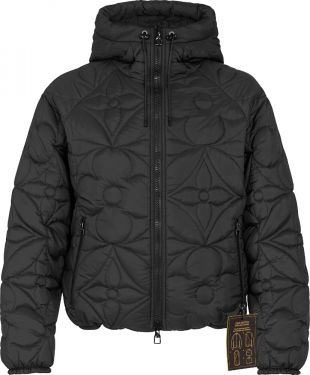 Louis vuitton Black 'Reverse Monogram' Puffer Jacket of Future in