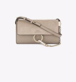 Pochette en Cuir et Daim Faye