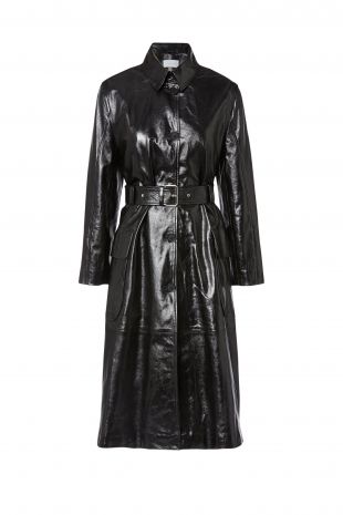 Leather Trench Coat