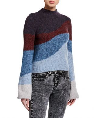 Alexey Mock-Neck Pullover Sweater