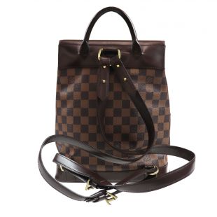 Soho Dos Sac Damier Ebene Marron