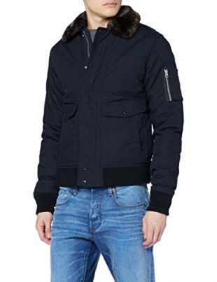 Schott NYC Air Giacca, Blu (Navy), Medium Uomo