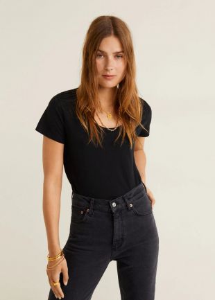 T-shirt coton bio -  Femme | Mango France